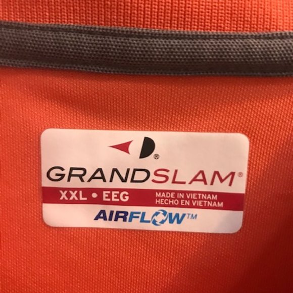 Airflow Men's Grand Slam Short Sleeve Polo Shirt-Breathable-XXL - Picture 4 of 4